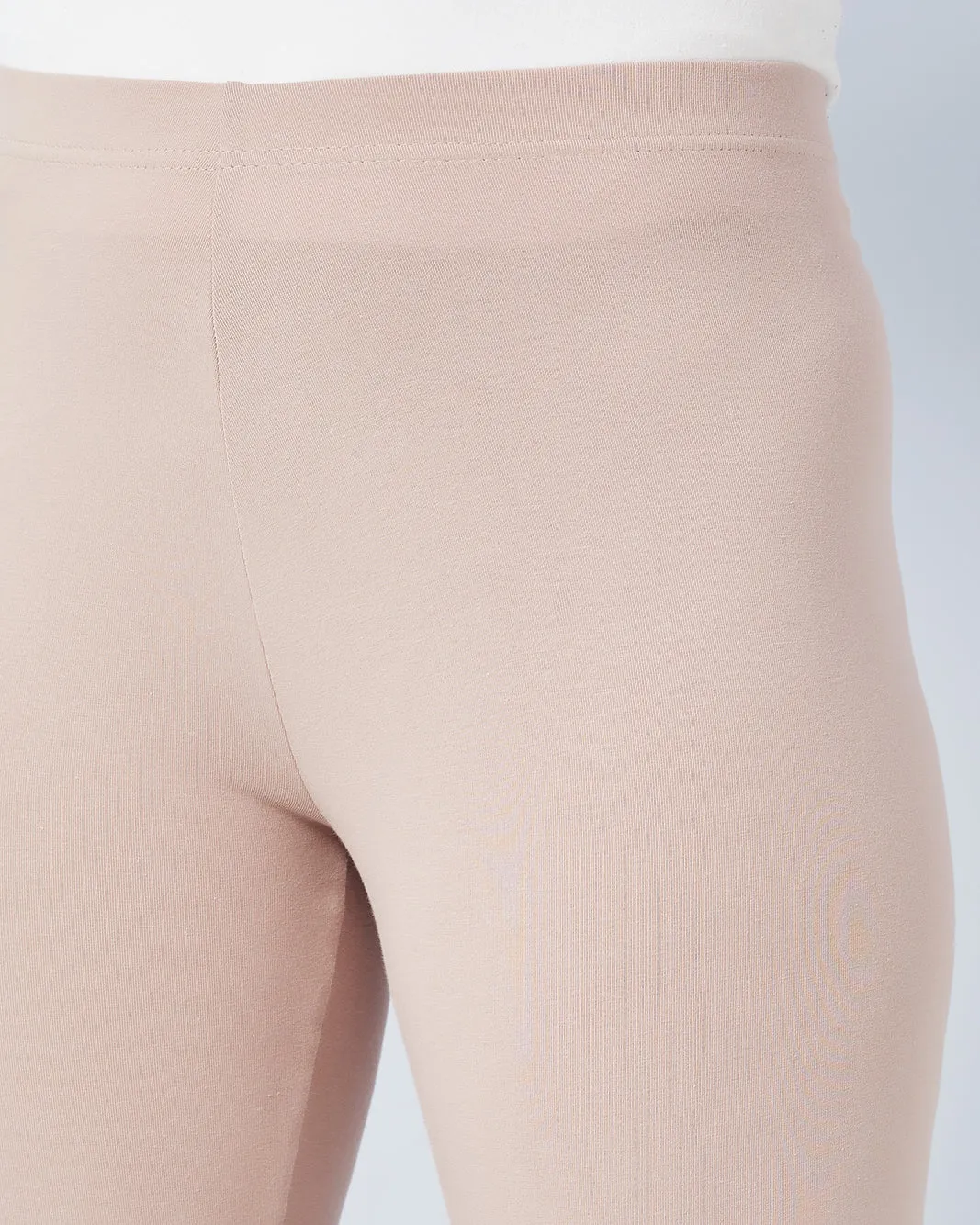 Women Beige Full Length Legging sold by Redtag product image thumbnail 4