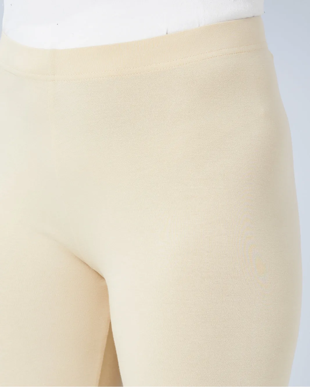 Women Cream Full Length Legging sold by Redtag product image thumbnail 4