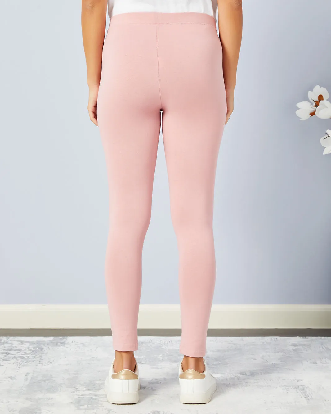 Women Pink Front Seam Legging sold by Redtag product image thumbnail 3