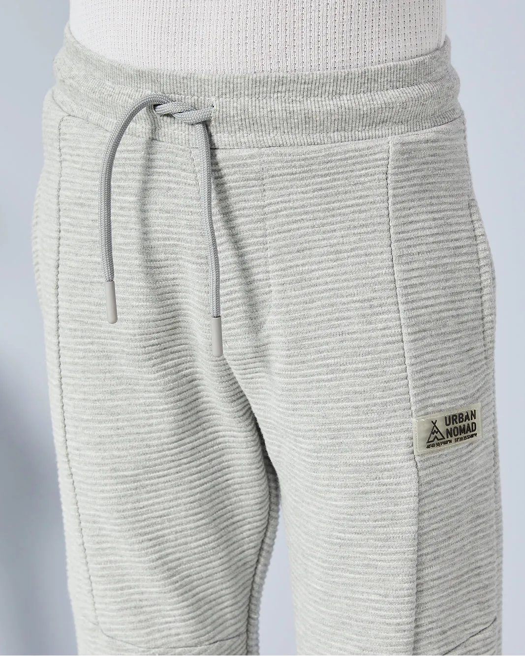 Boys Grey Ottoman Track Pants sold by Redtag product image thumbnail 4