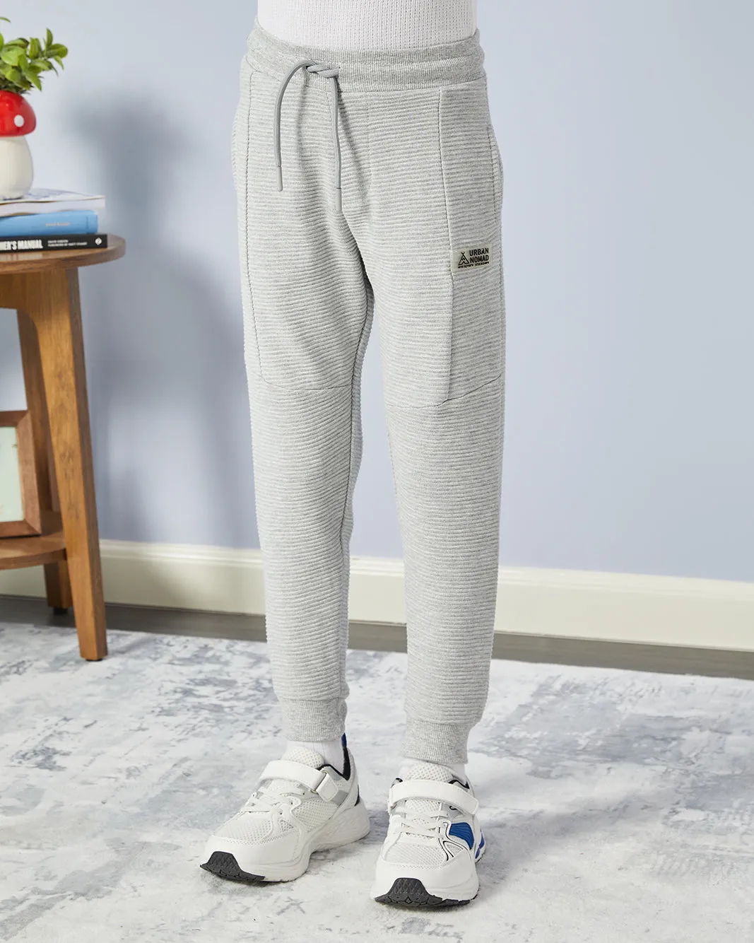 Boys Grey Ottoman Track Pants sold by Redtag