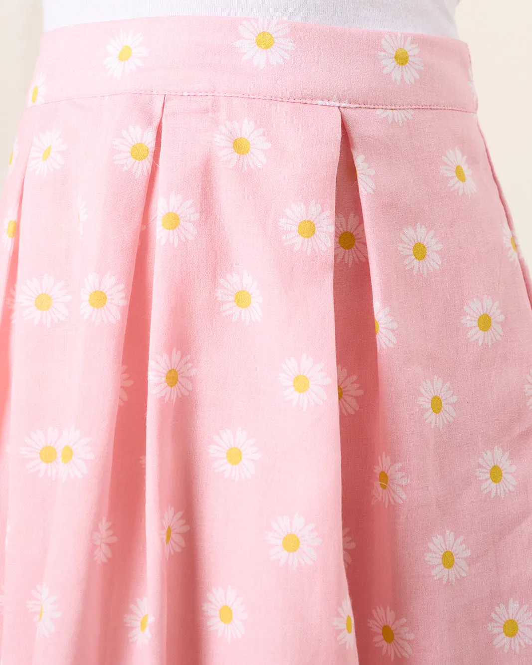 Girls Pink Printed Skirt sold by Redtag product image thumbnail 4