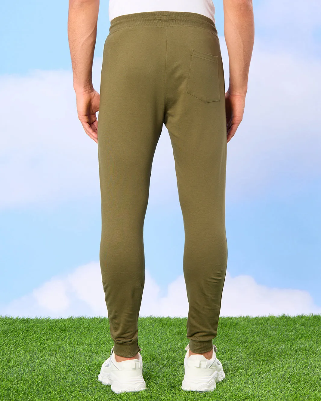 Men Olive Active Pants sold by Redtag product image thumbnail 3