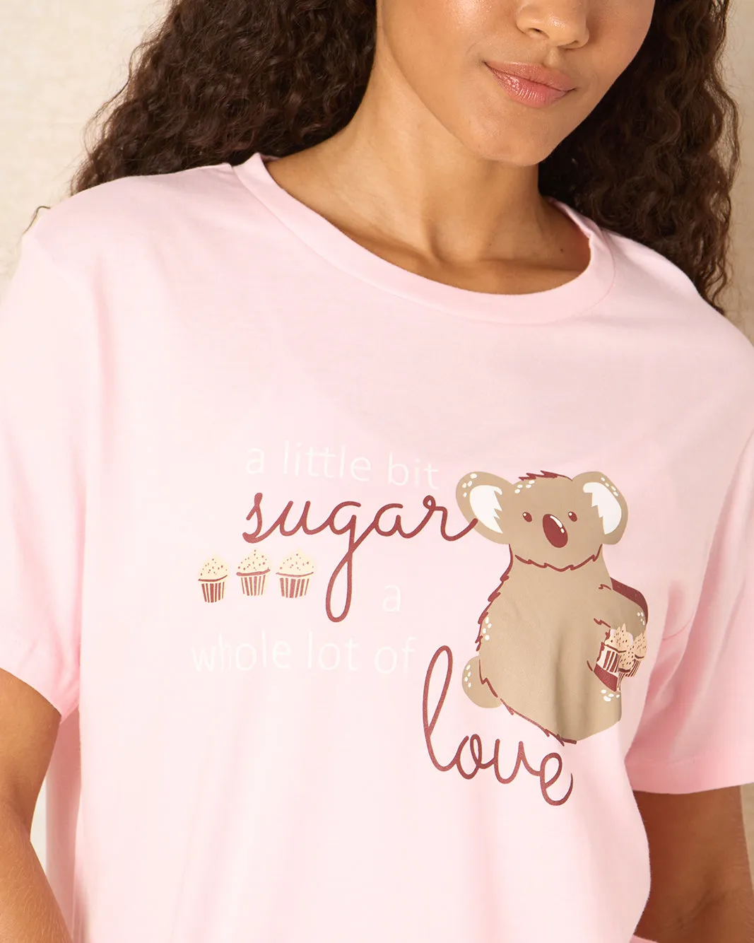 Women Pink Printed Nightshirt sold by Redtag product image thumbnail 4