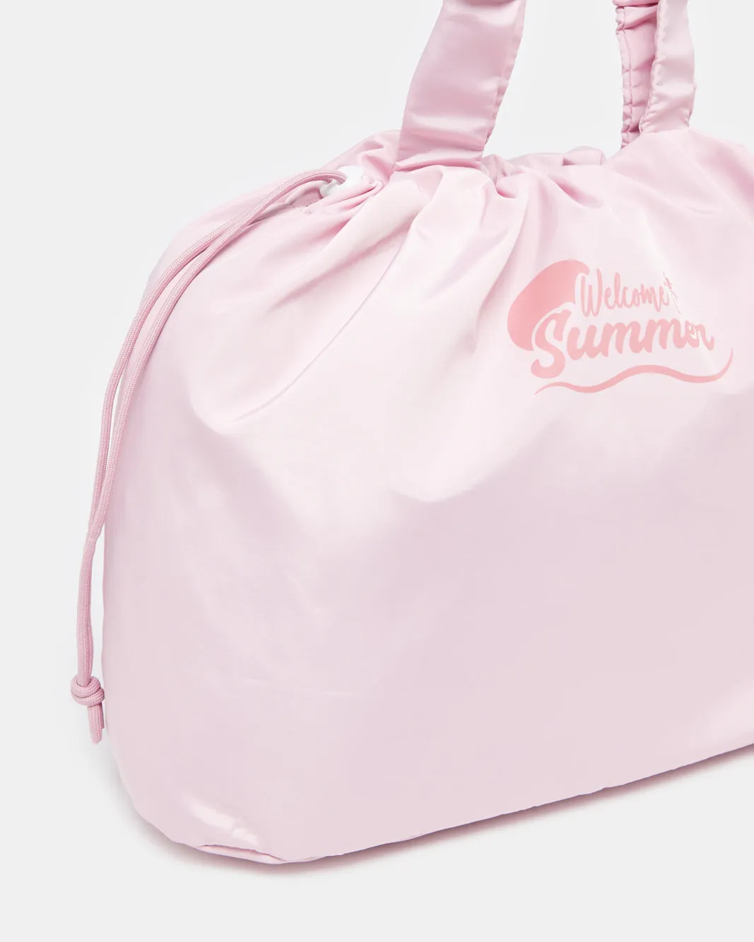 Women Pink Summer Beach Bag sold by Redtag product image thumbnail 3