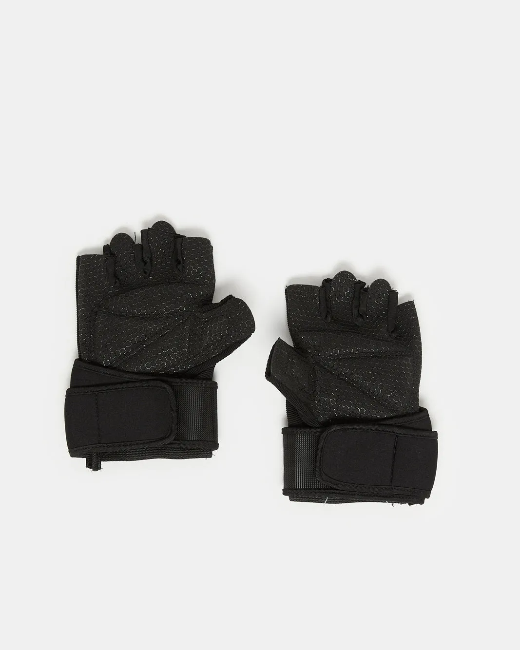 Black Gym Gloves (Medium) sold by Redtag product image thumbnail 2