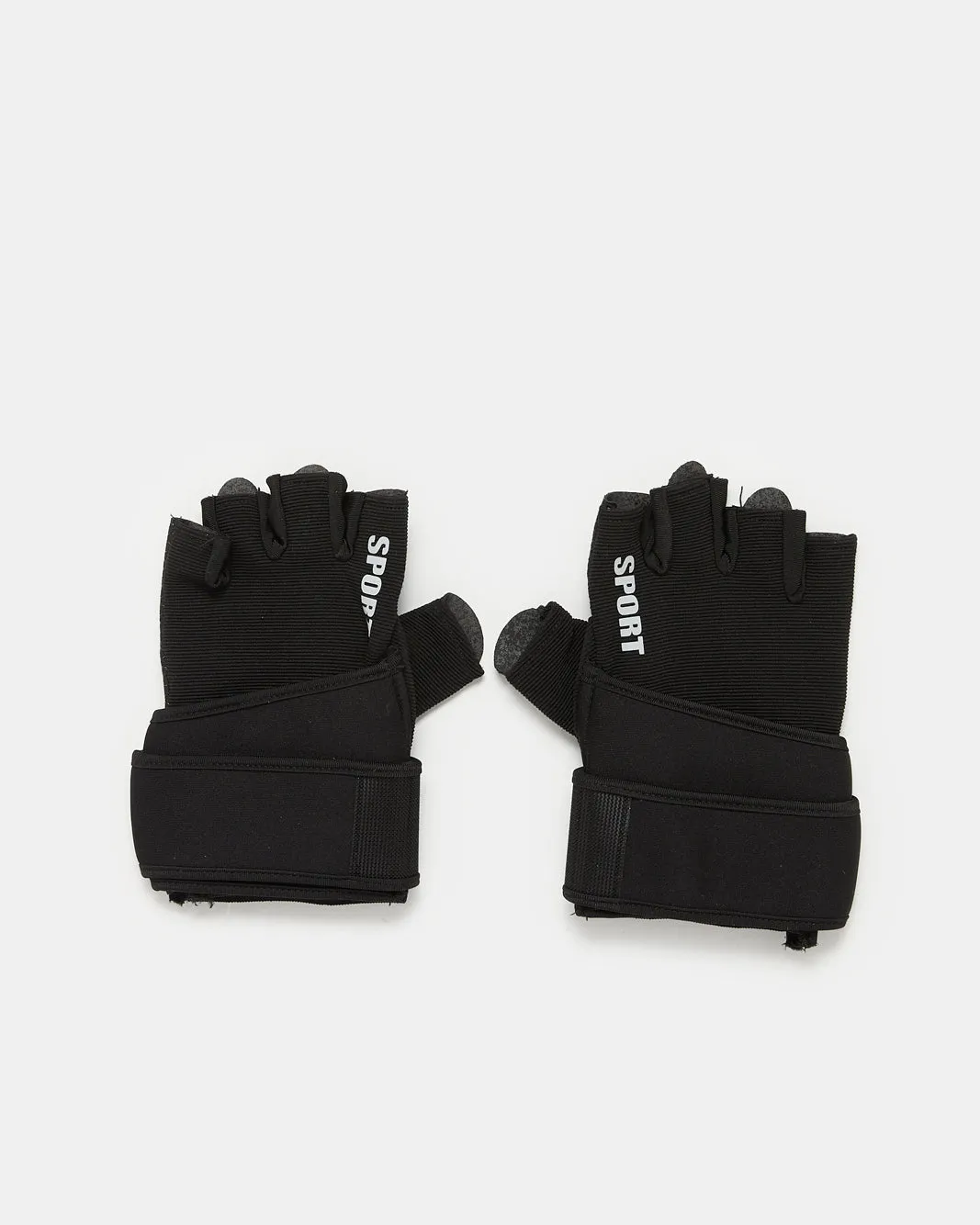 Black Gym Gloves (Medium) sold by Redtag