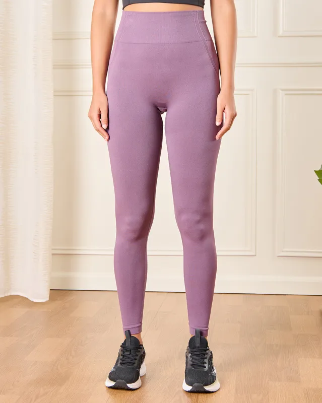 Women Purple Active Leggings sold by Redtag