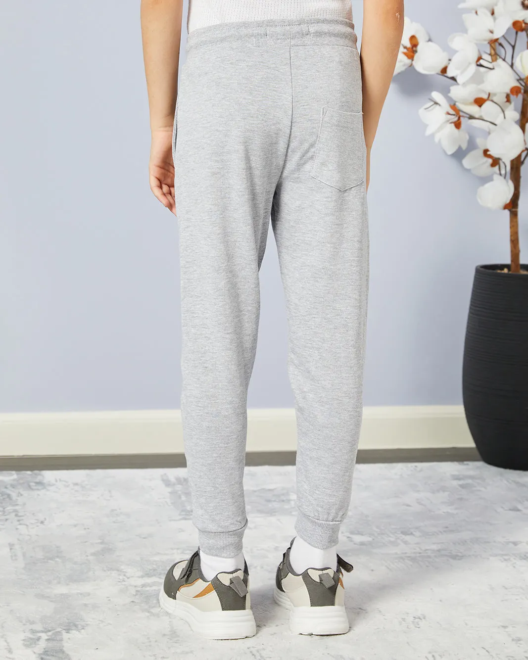 Boys Grey Embellished Active Pants sold by Redtag product image thumbnail 3