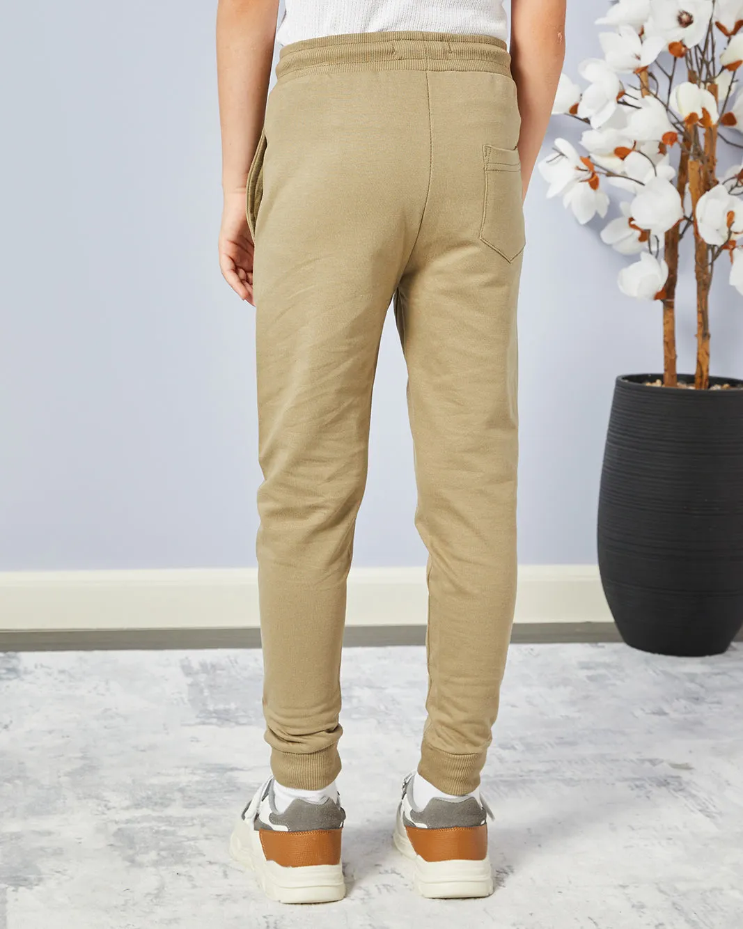 Boys Beige Embellished Active Pants sold by Redtag product image thumbnail 3