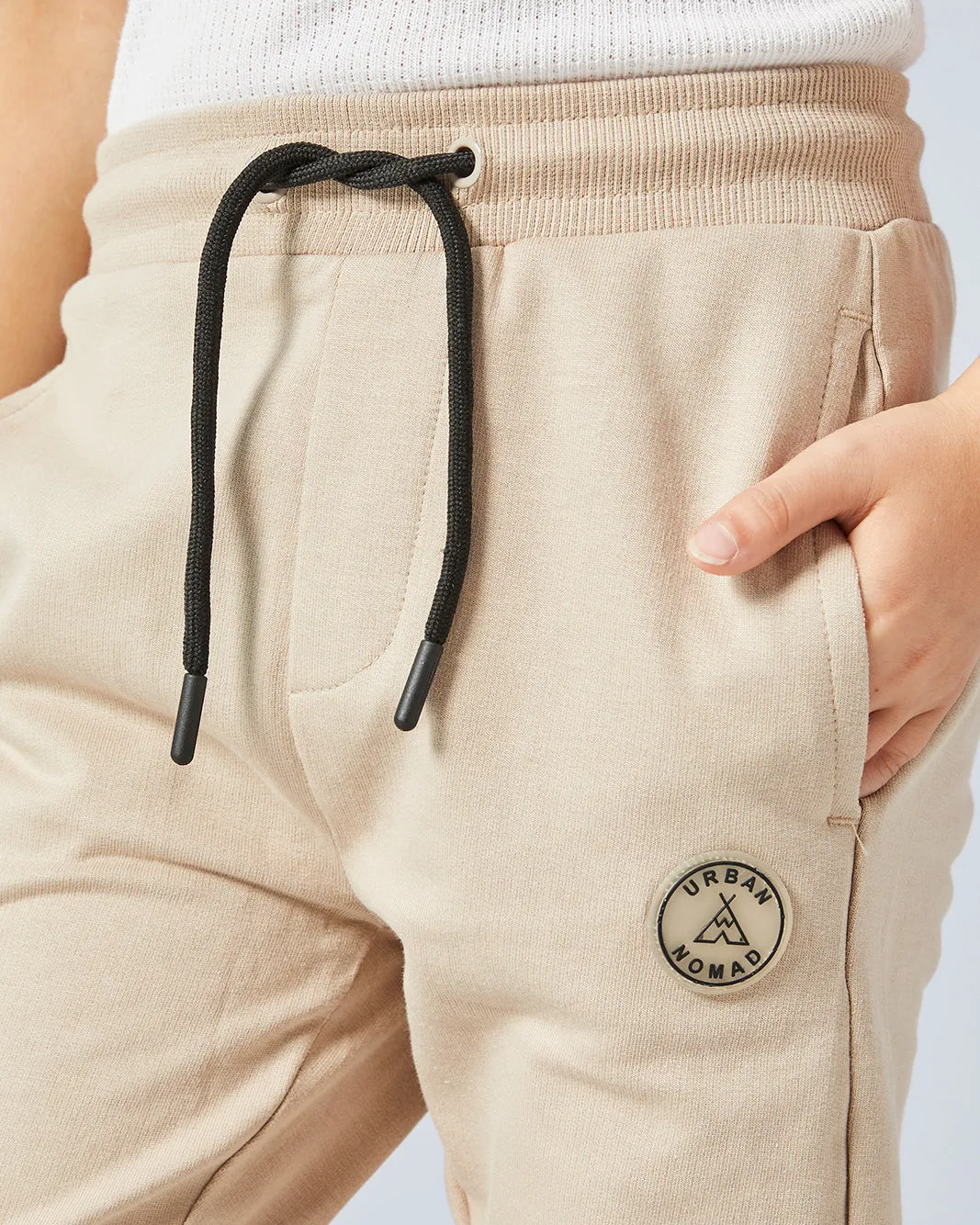 Boys Beige Embellished Active Pants sold by Redtag product image thumbnail 4