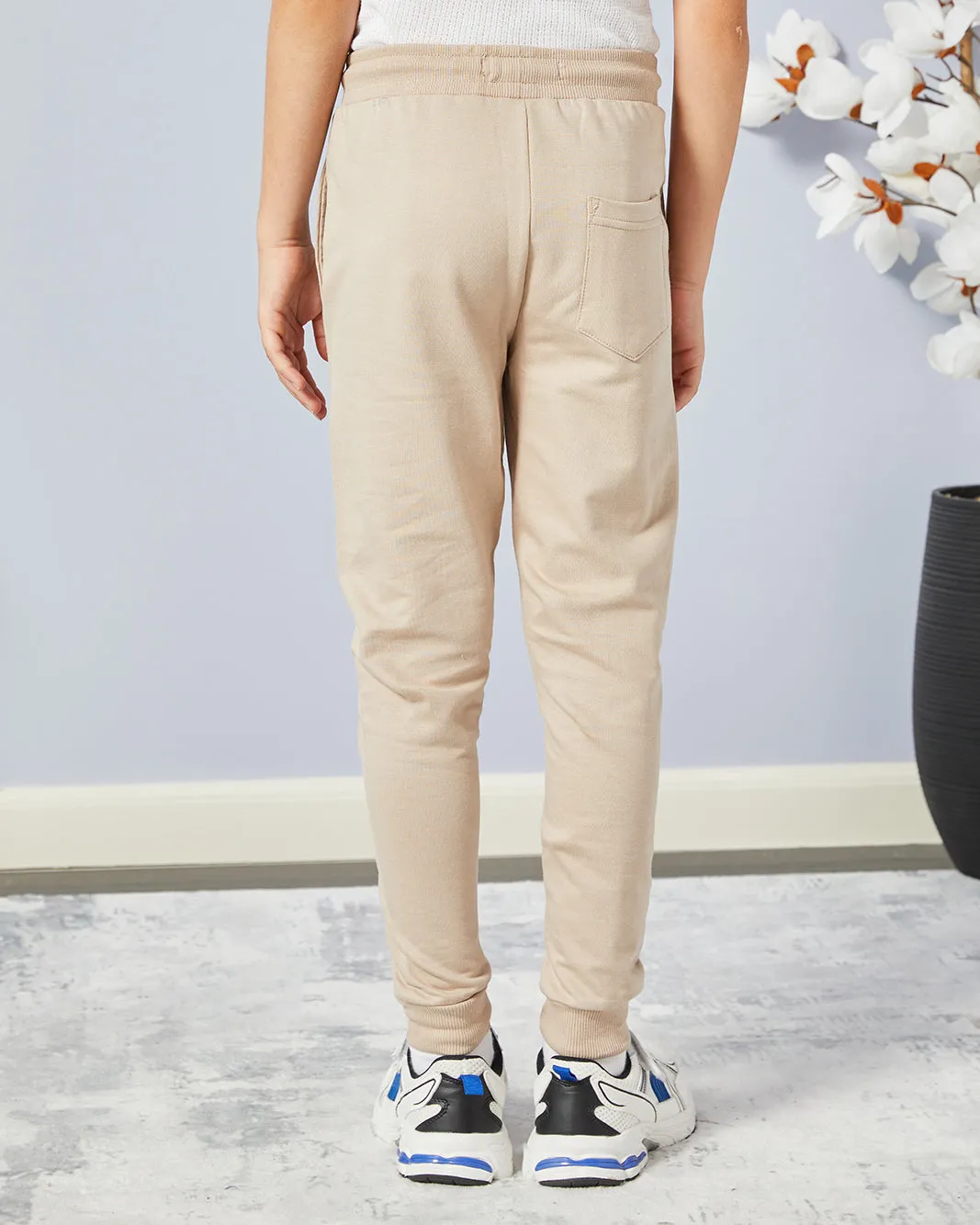 Boys Beige Embellished Active Pants sold by Redtag product image thumbnail 3