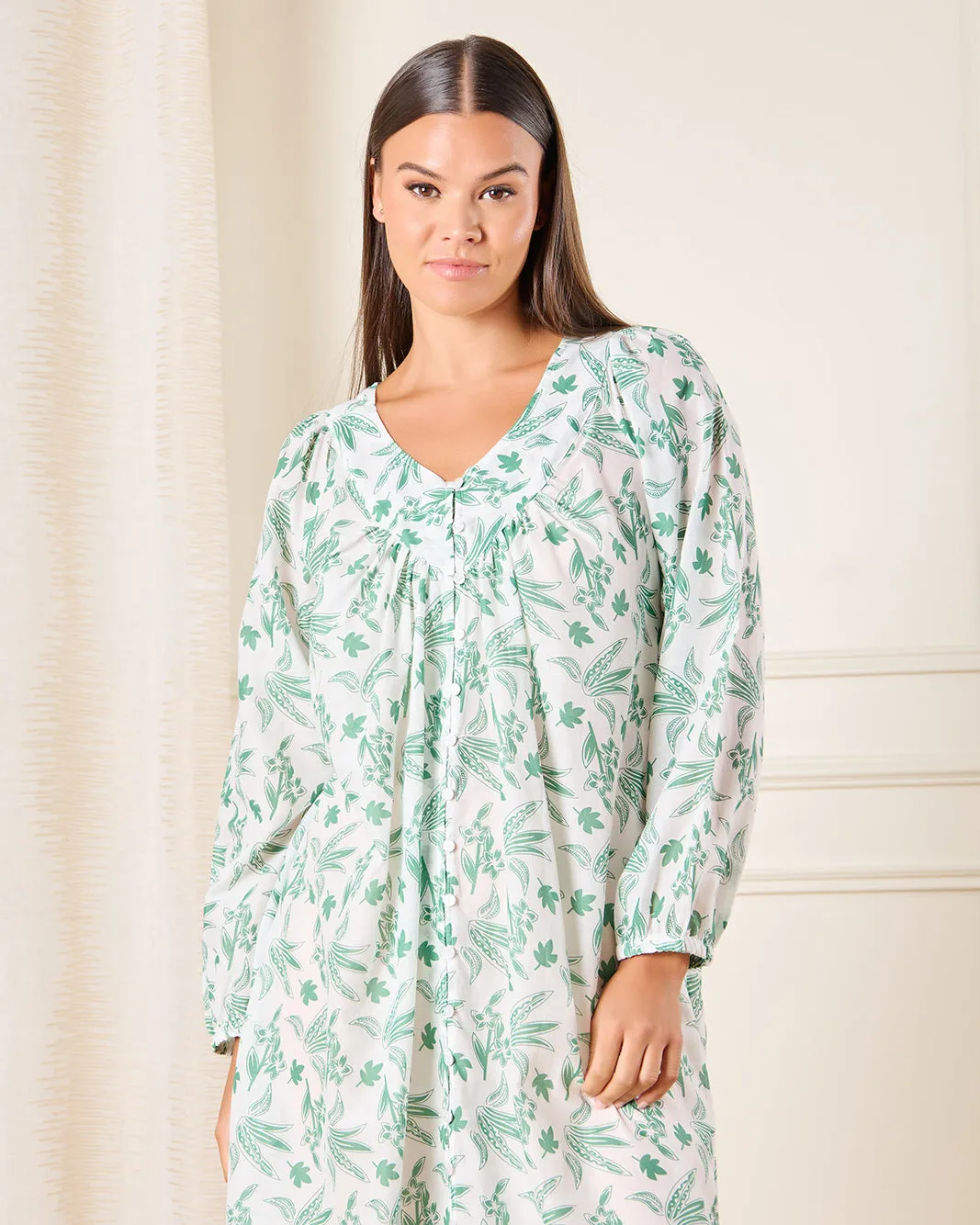 Women White All-Over Printed Nightgown sold by Redtag product image thumbnail 2