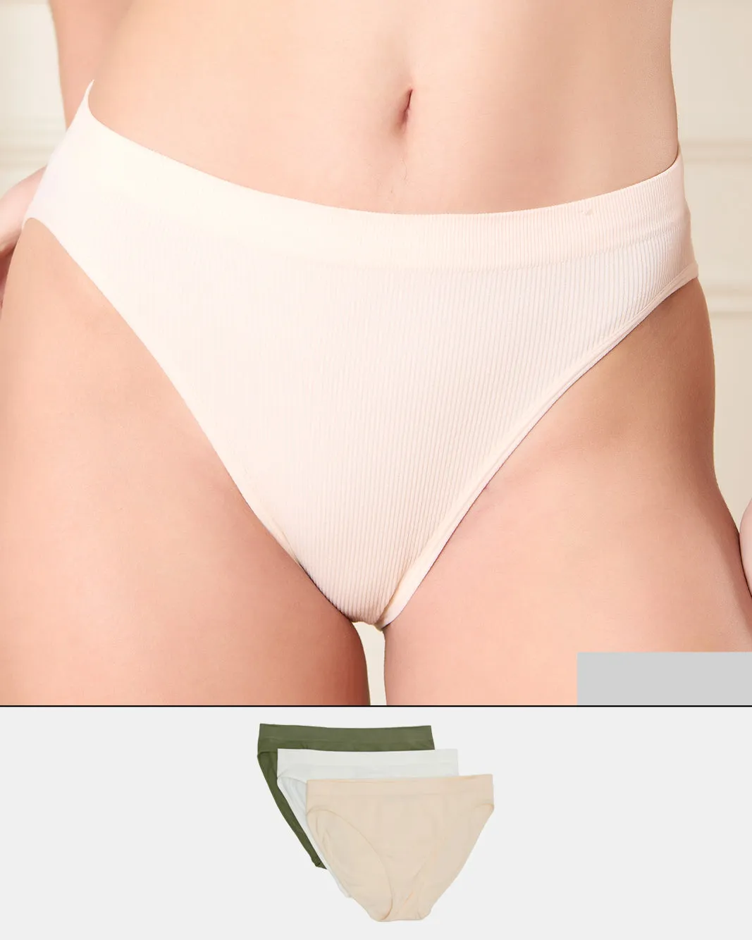 Women Assorted High-Leg Brief Set (Pack of 3) sold by Redtag