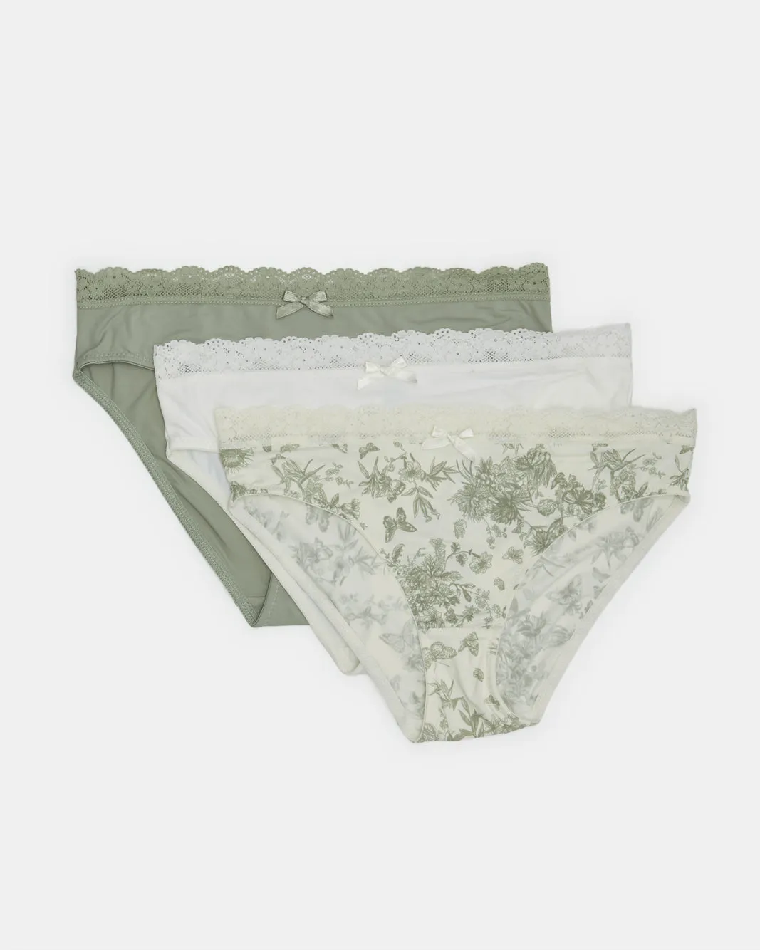 Women Assorted High-Leg Brief Set (Pack of 3) sold by Redtag product image thumbnail 5