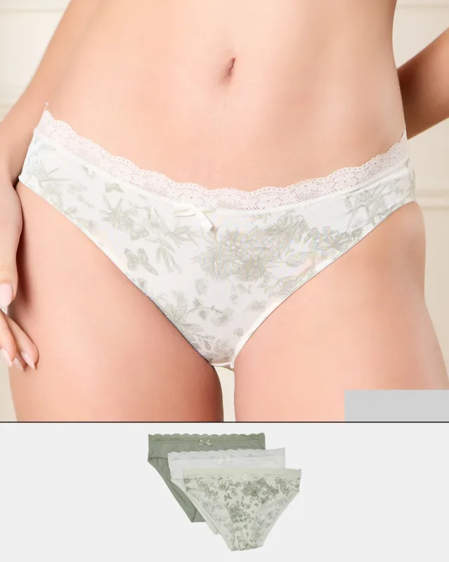 Women Assorted High-Leg Brief Set (Pack of 3) sold by Redtag