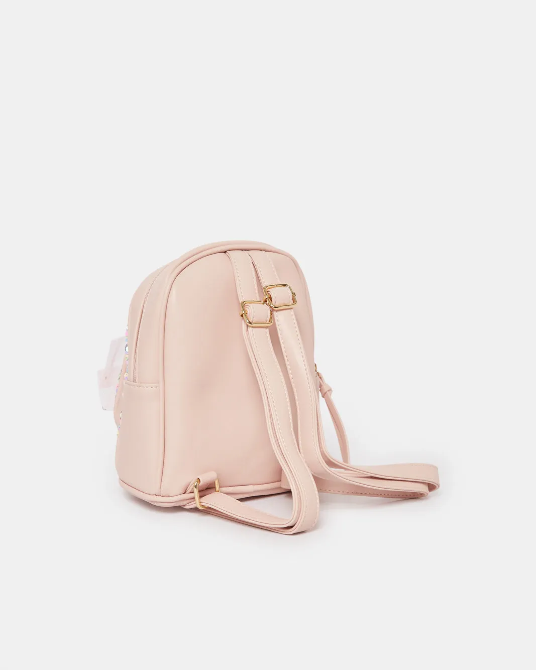 Girls Pink Embellished Backpack sold by Redtag product image thumbnail 2