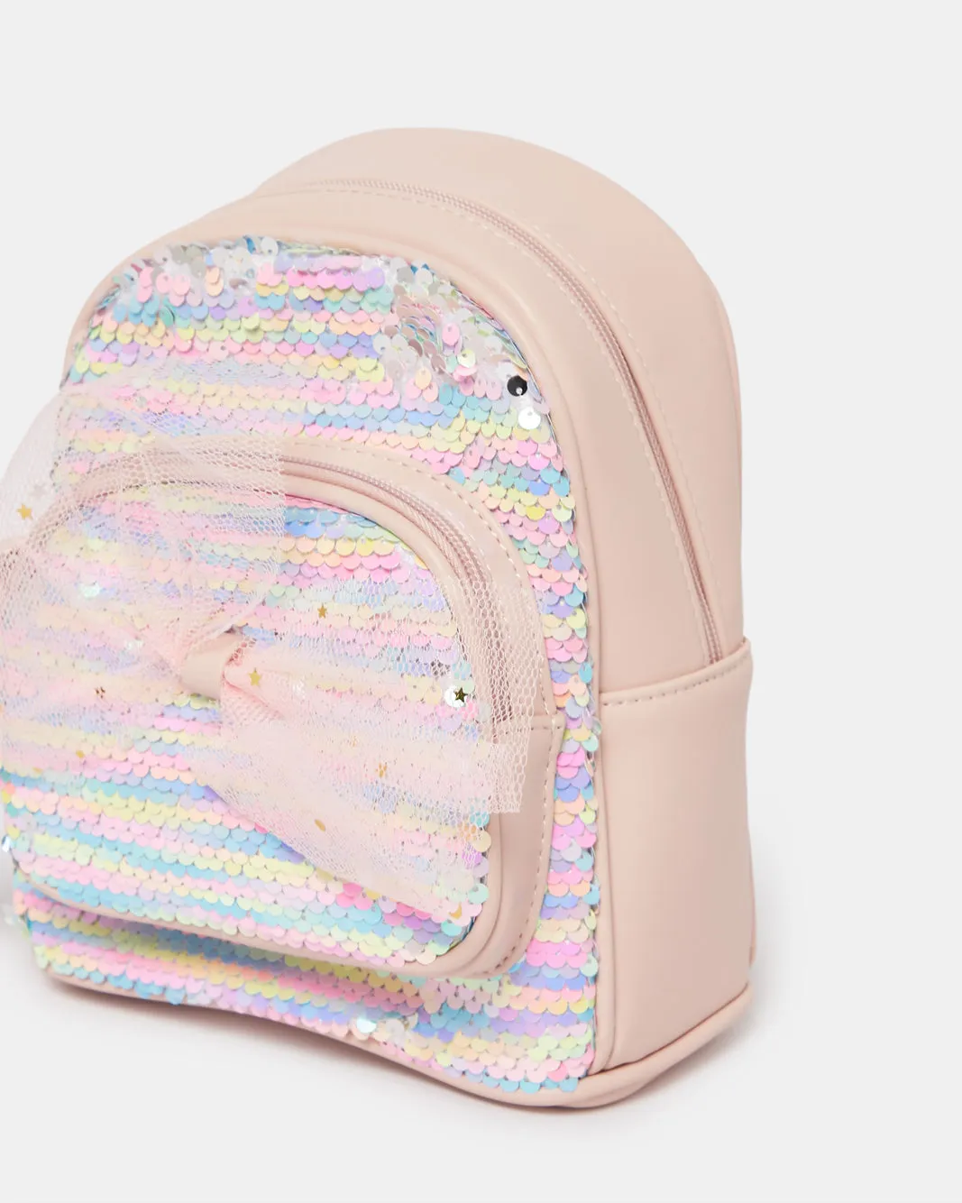 Girls Pink Embellished Backpack sold by Redtag product image thumbnail 3