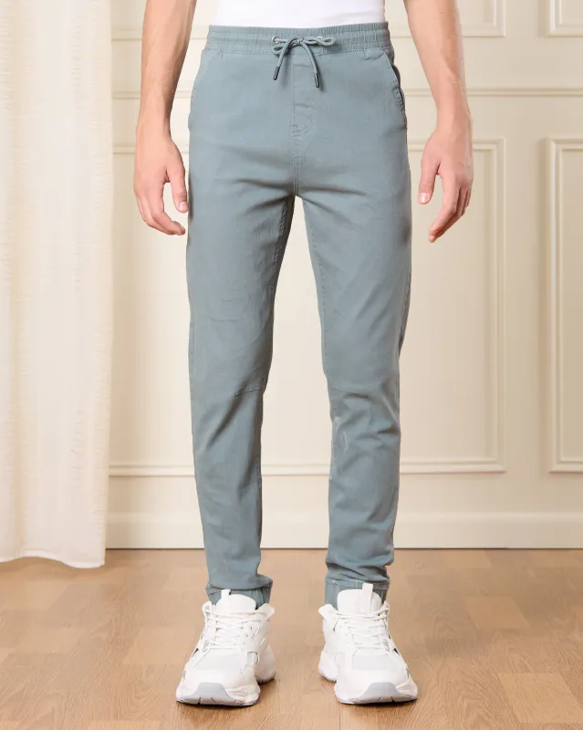 Senior Boys Blue Pull On Jogger With Cuff sold by Redtag