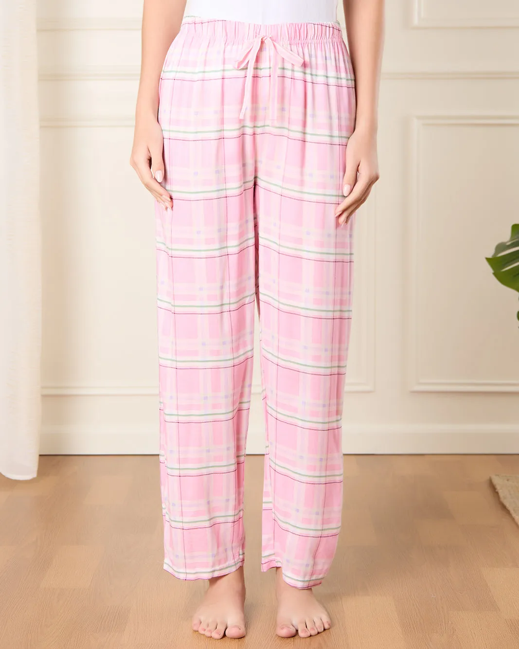 Women Pink And Apricot Pyjama Bottom Set (Pack Of 2) sold by Redtag