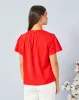 Women Red Solid Casual Blouse sold by Redtag