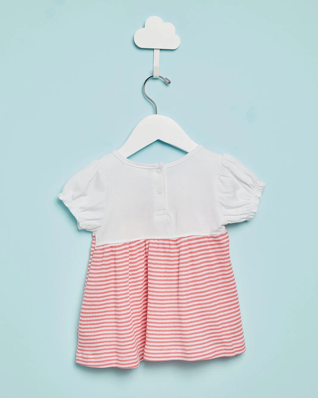 Infant Girls White And Pink Striped Blouse sold by Redtag product image thumbnail 4