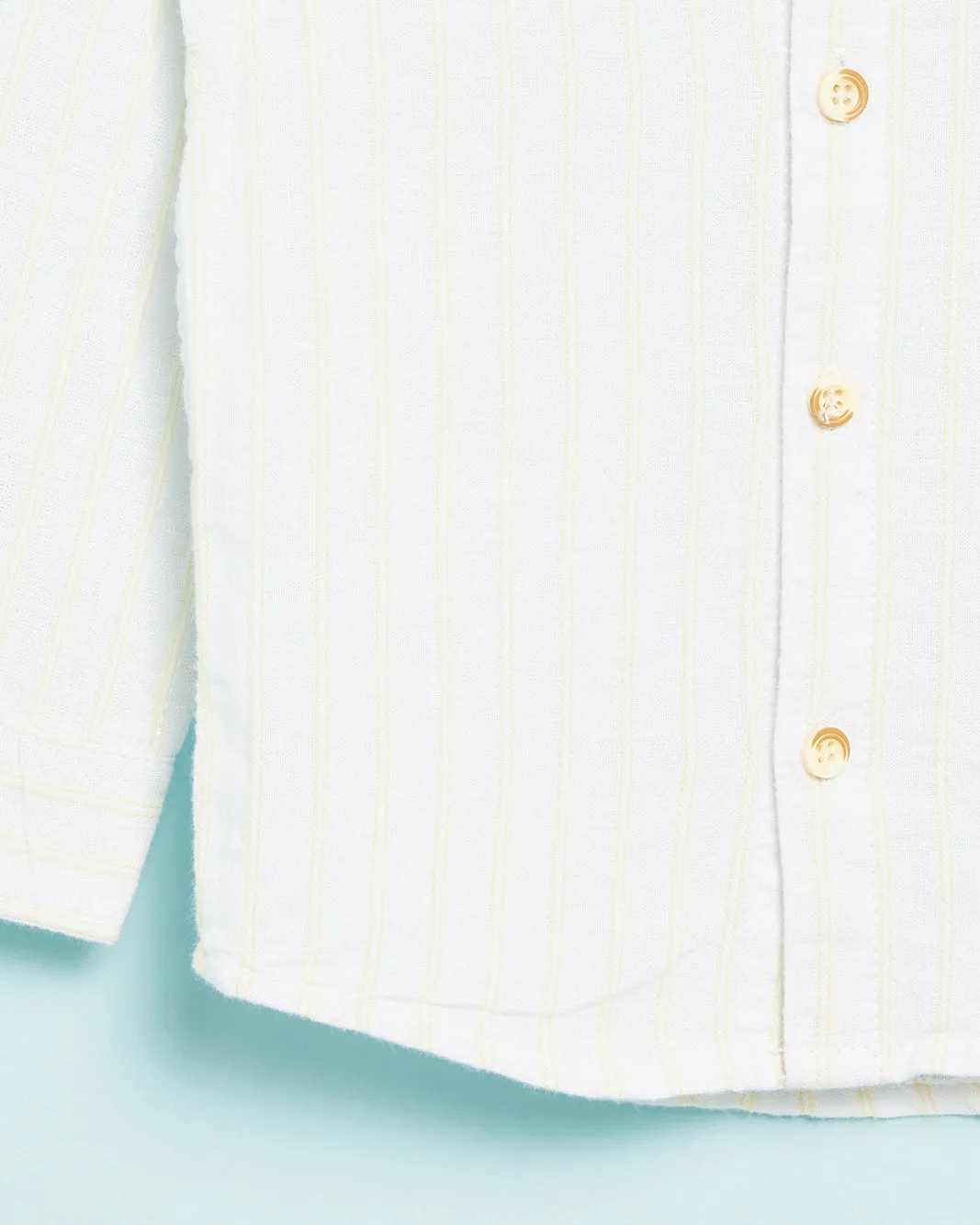 Infant Boys White Striped Shirt sold by Redtag product image thumbnail 4