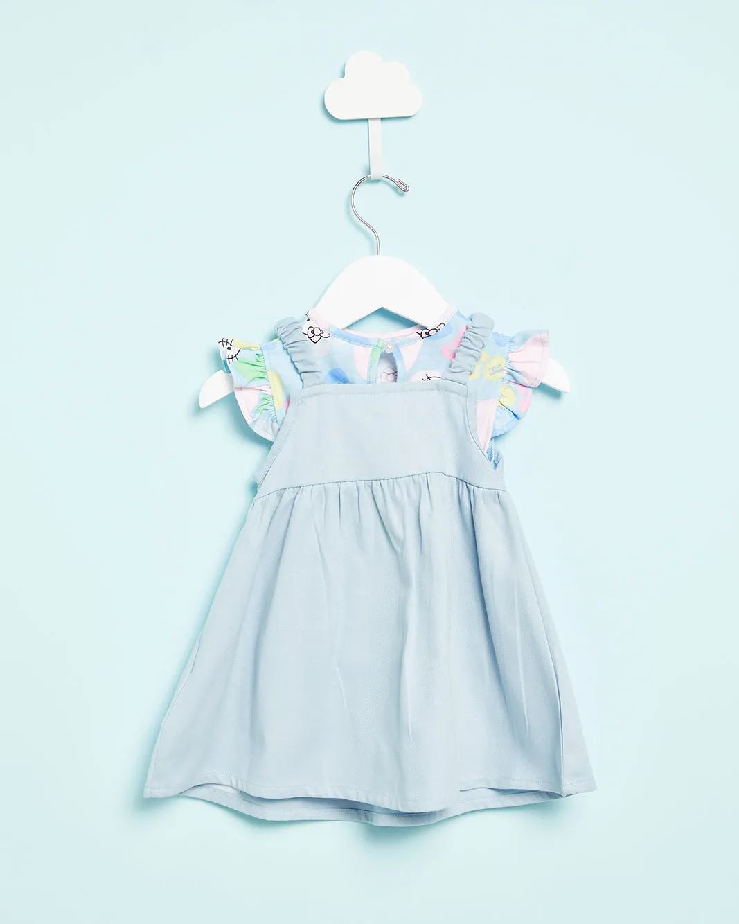 Infant Girls Blue Hello Kitty Print T-Shirt With Dress (2 Piece) sold by Redtag product image thumbnail 4