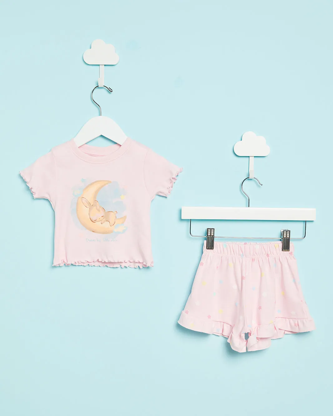 Infant Girls Lilac Moon Print Set (2 Piece) sold by Redtag