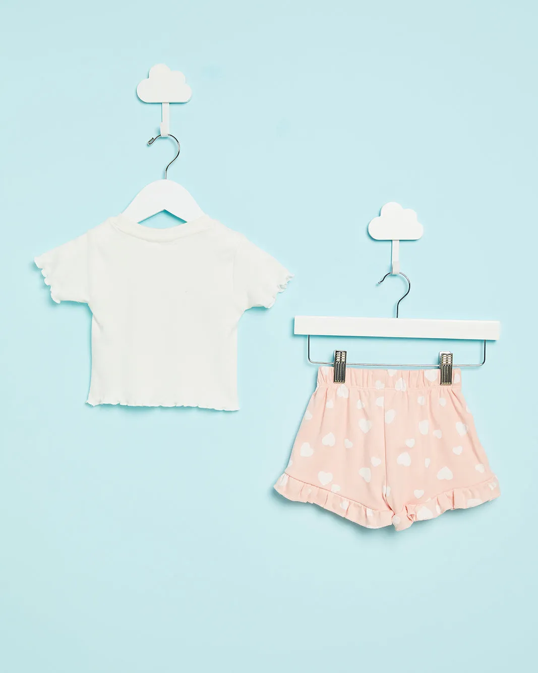 Infant Girls White Cat Print Pyjama Set (2 Piece) sold by Redtag product image thumbnail 4