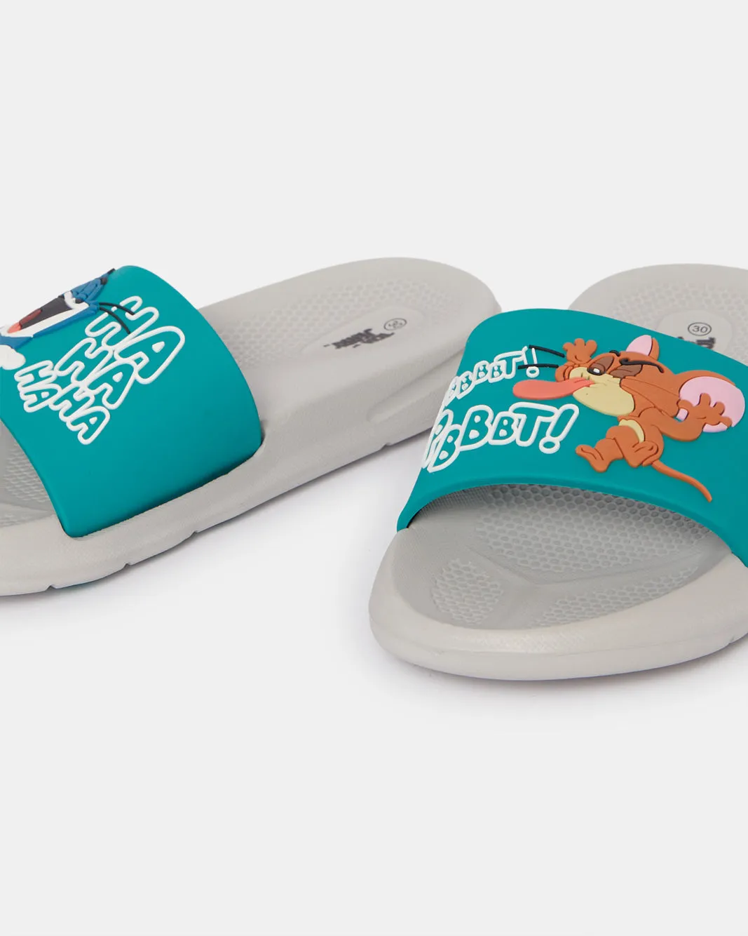 Boys Grey And Teal Tom And Jerry Slide sold by Redtag product image thumbnail 3