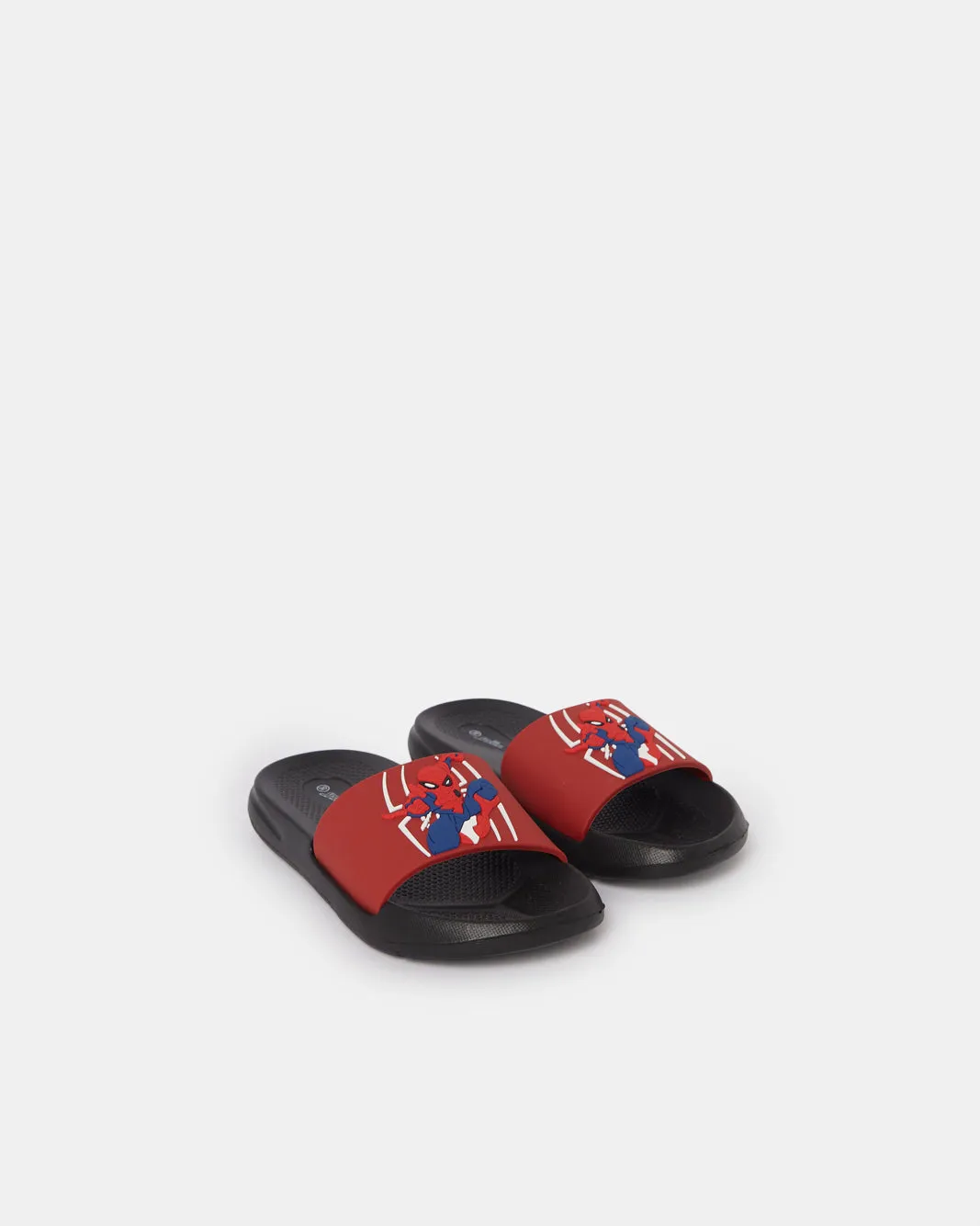 Boys Black And Red Spiderman Slide sold by Redtag product image thumbnail 2