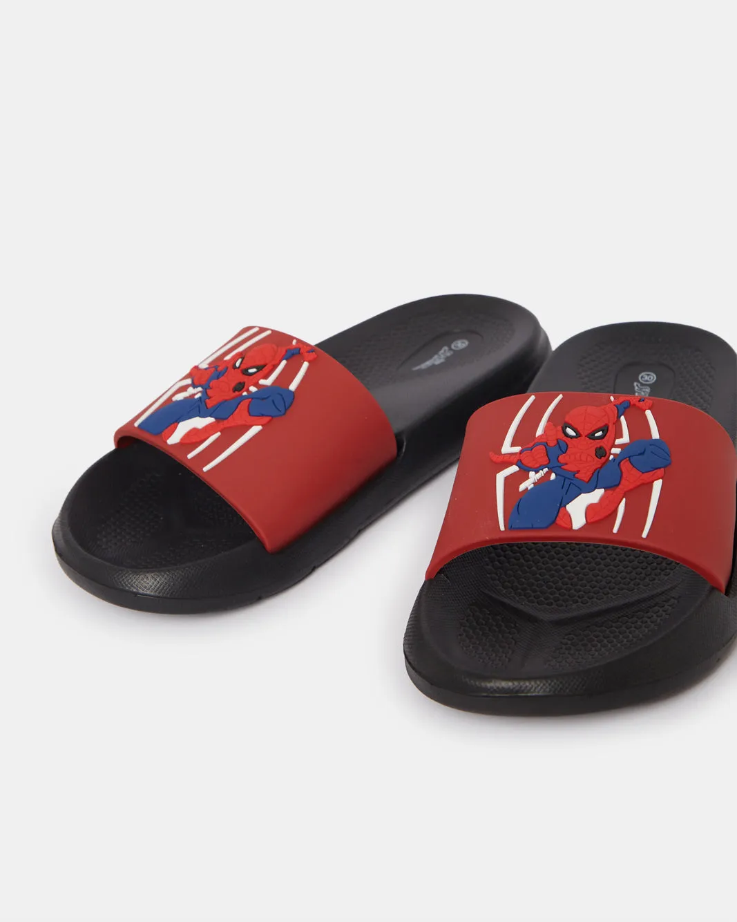 Boys Black And Red Spiderman Slide sold by Redtag product image thumbnail 3