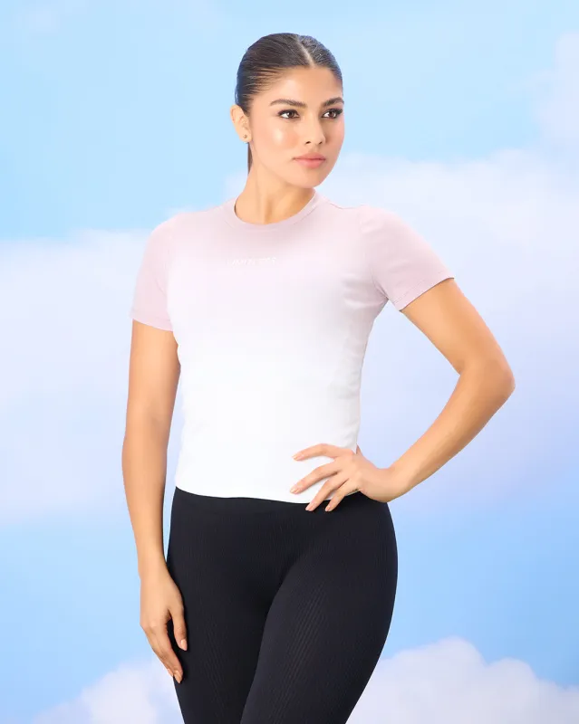 Women Mauve Printed T-Shirt sold by Redtag