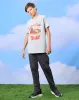 Senior Boys Charcoal Stretch Active Pants sold by Redtag