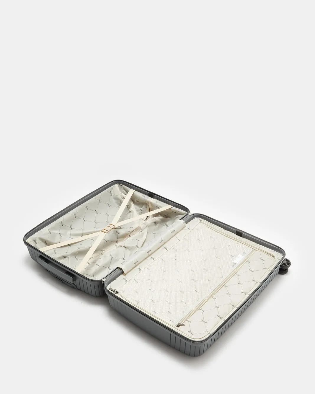 Grey Textured Trolley Luggage Trolley (28 Inch) sold by Redtag product image thumbnail 5