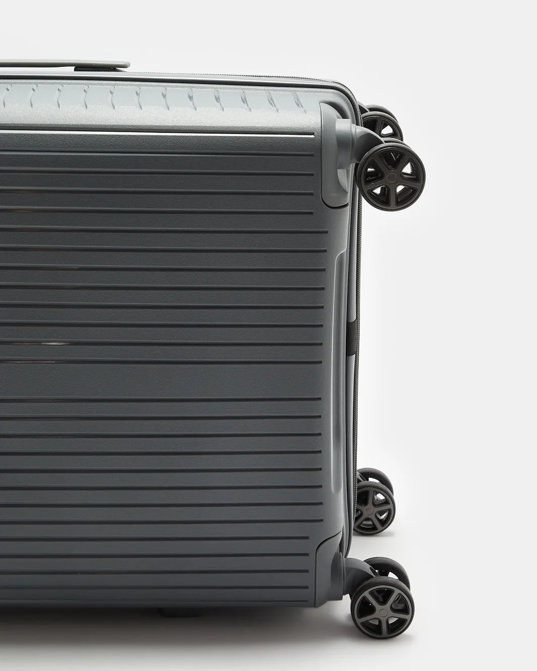 Grey Textured Trolley Luggage Trolley (28 Inch) sold by Redtag product image thumbnail 4