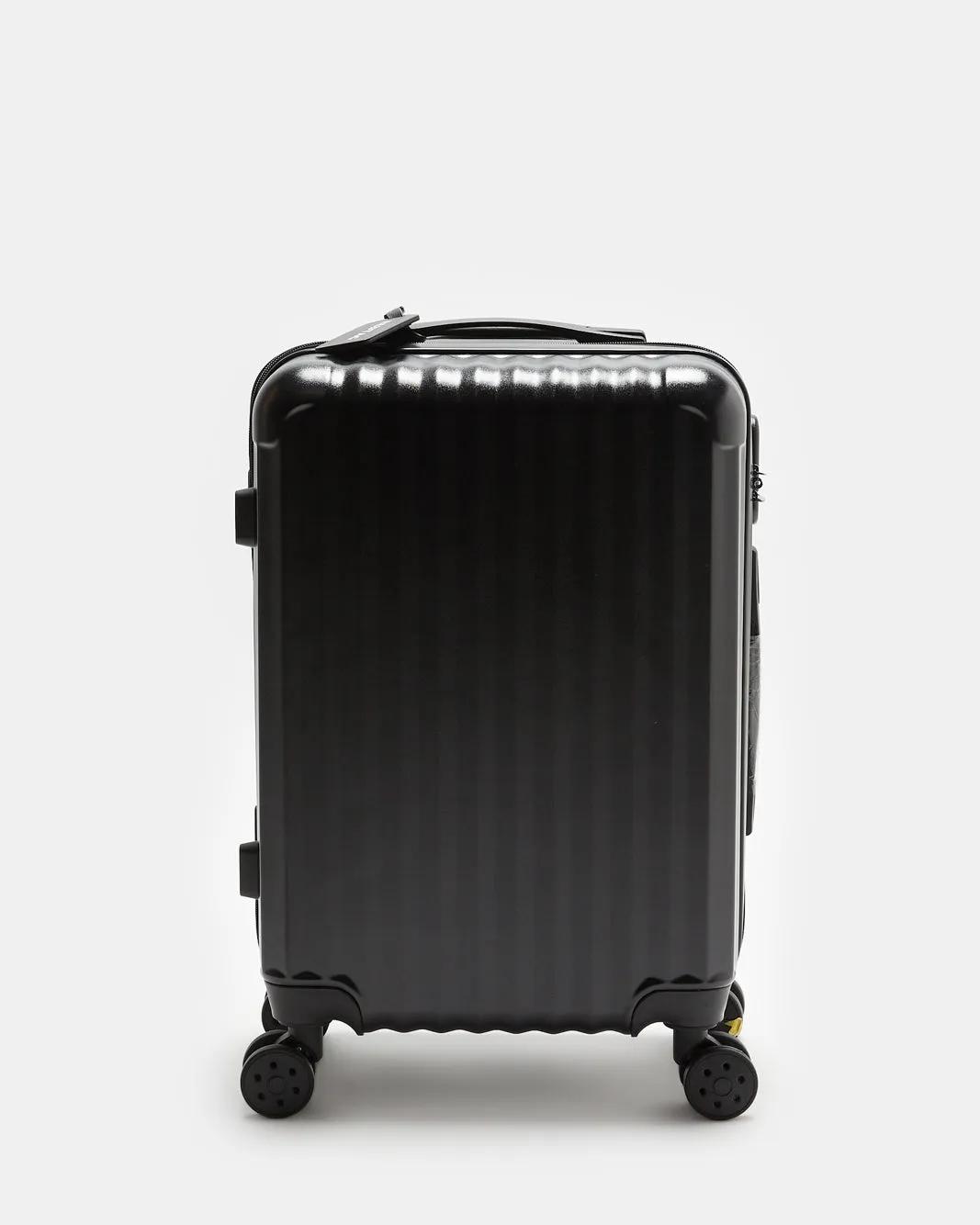 Black Textured Trolley Luggage (20 Inch) sold by Redtag