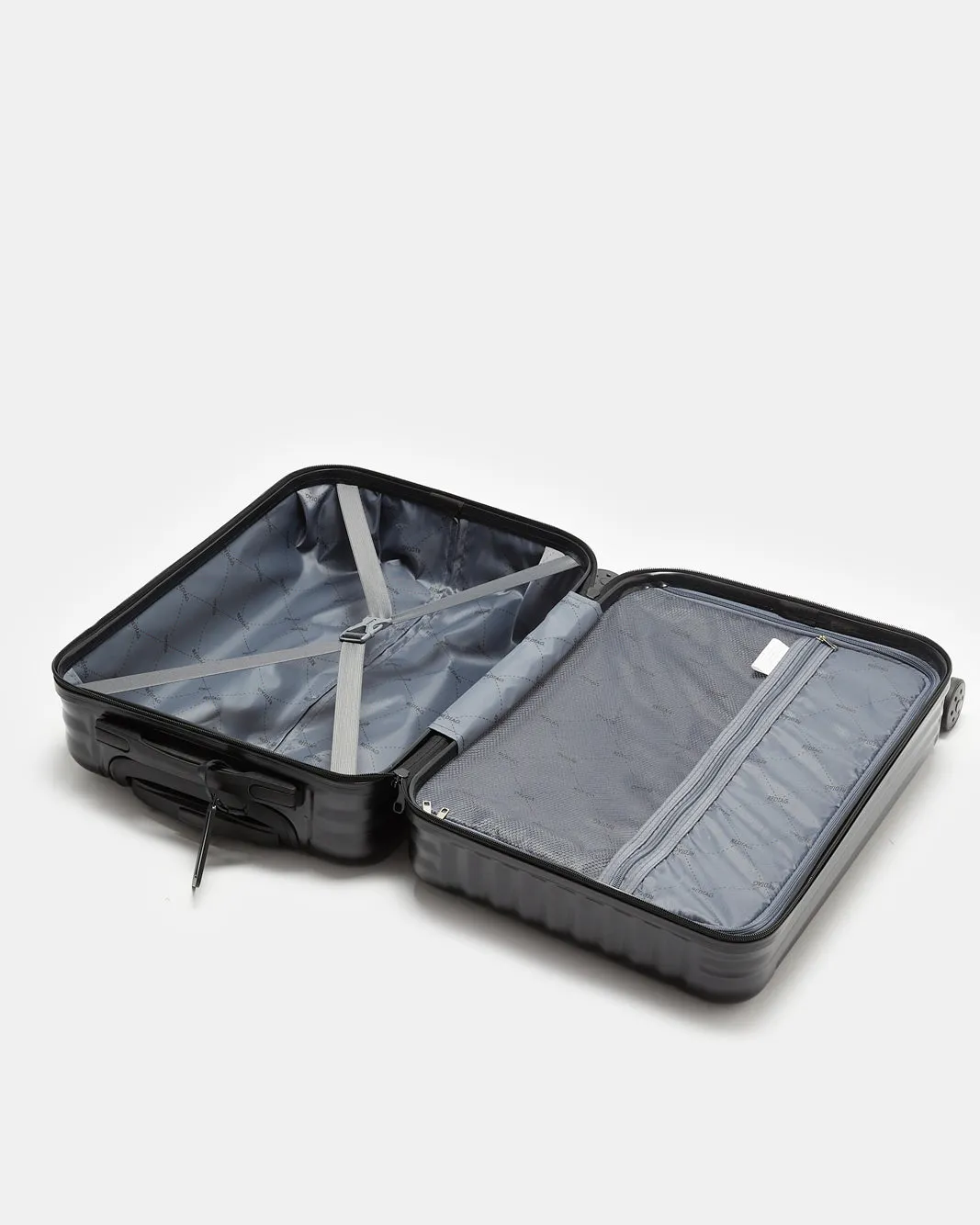 Black Textured Trolley Luggage (20 Inch) sold by Redtag product image thumbnail 5