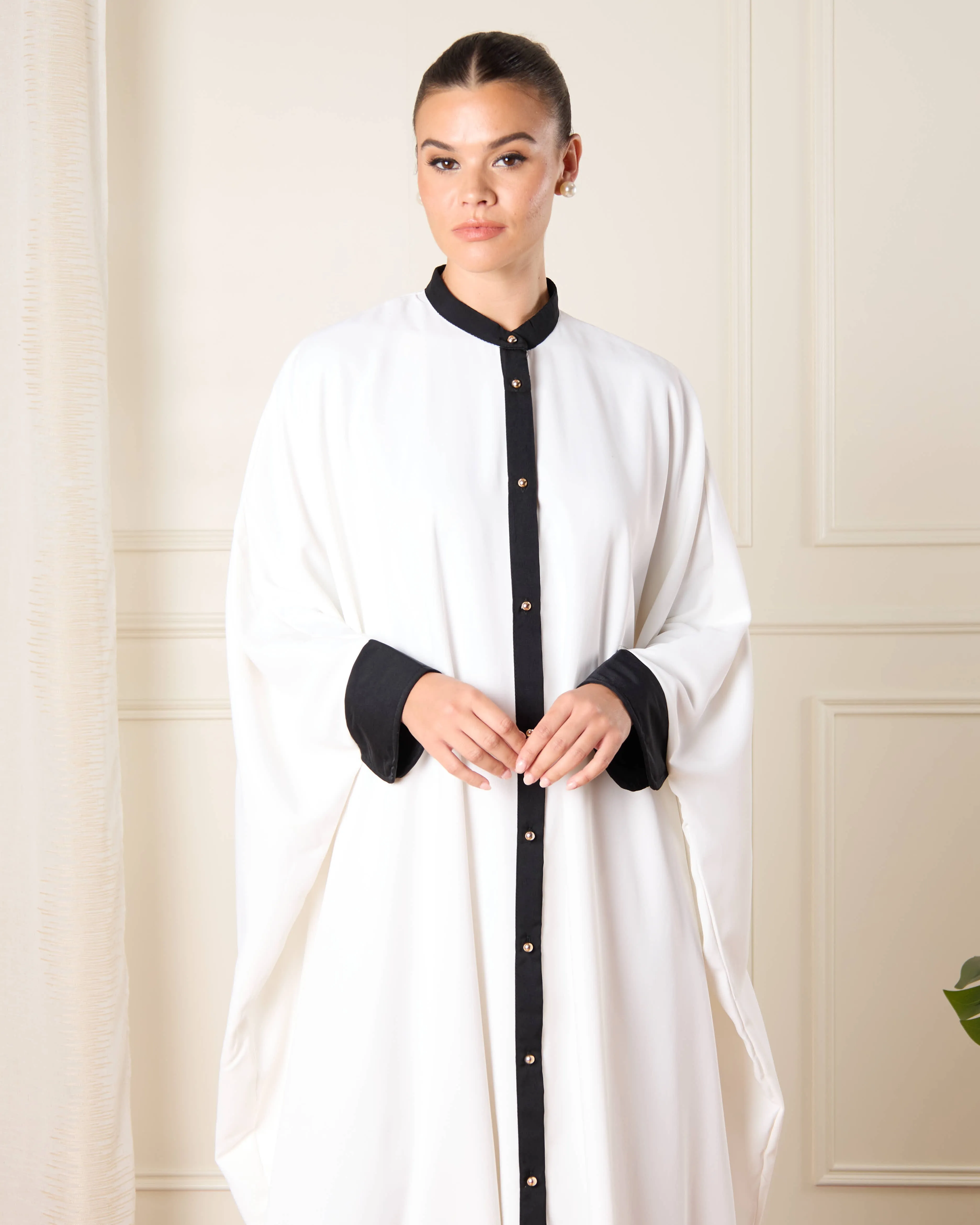 Women Ivory Two Tone Button Front Dress sold by Redtag product image thumbnail 2