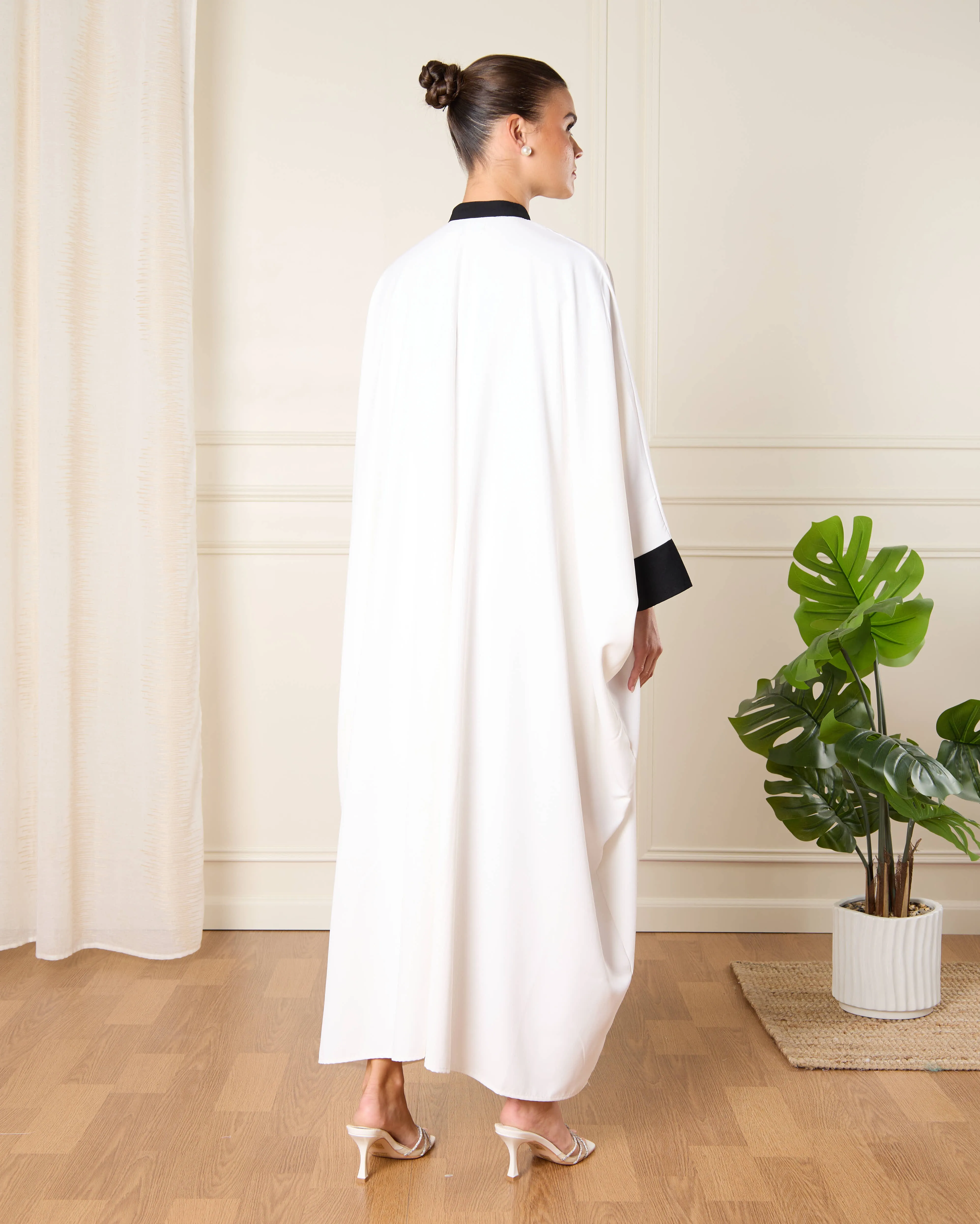 Women Ivory Two Tone Button Front Dress sold by Redtag product image thumbnail 3