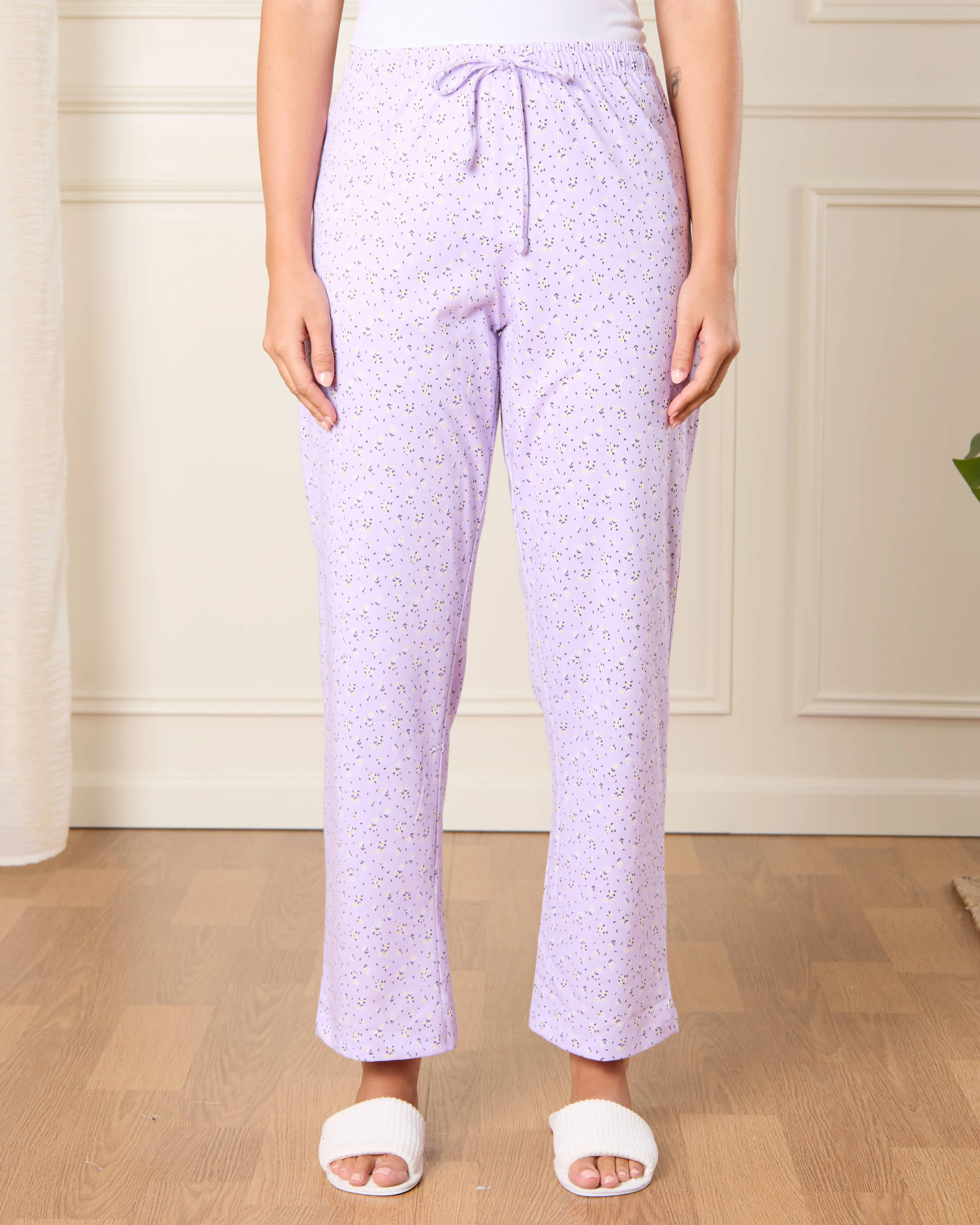 Women Blue Floral Print Pyjama Set (2 Piece) sold by Redtag product image thumbnail 3