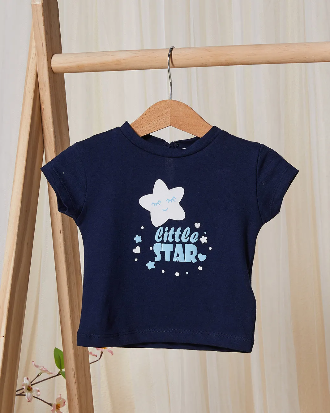 Infant Girls Navy Print Pyjama Set (2 Piece) sold by Redtag product image thumbnail 2