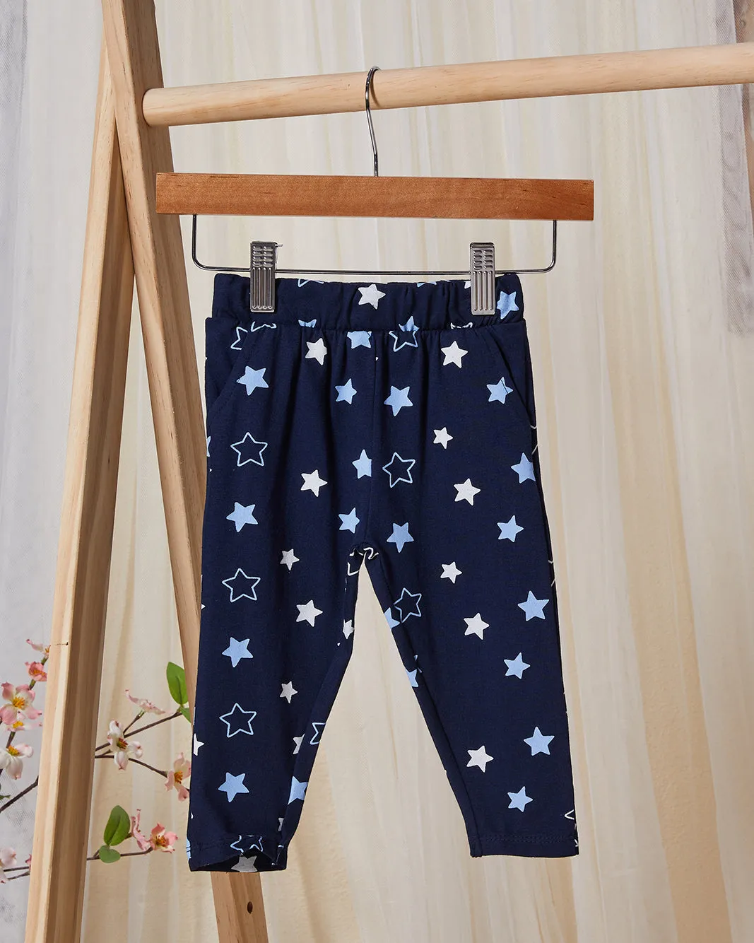 Infant Girls Navy Print Pyjama Set (2 Piece) sold by Redtag product image thumbnail 3