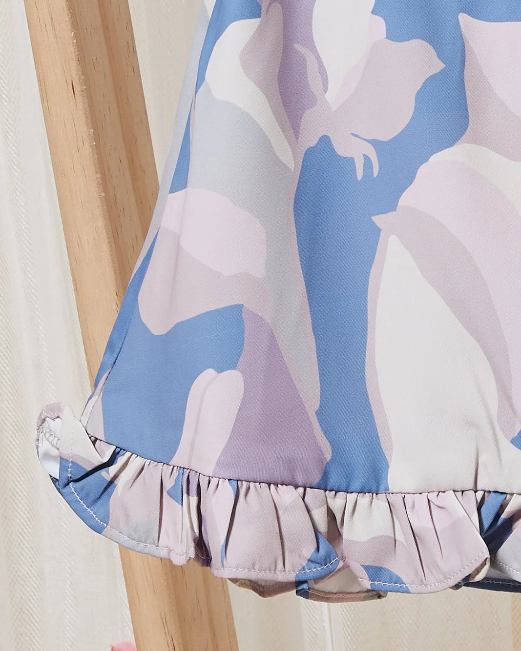 Infant Girls Blue Floral Print Skirt sold by Redtag product image thumbnail 3