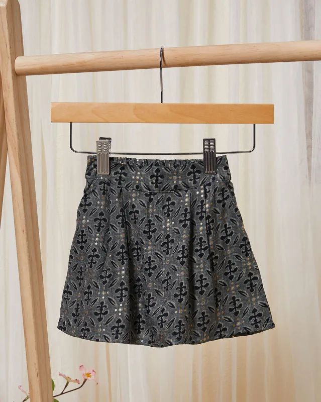 Infant Girls Grey Printed Skirt sold by Redtag