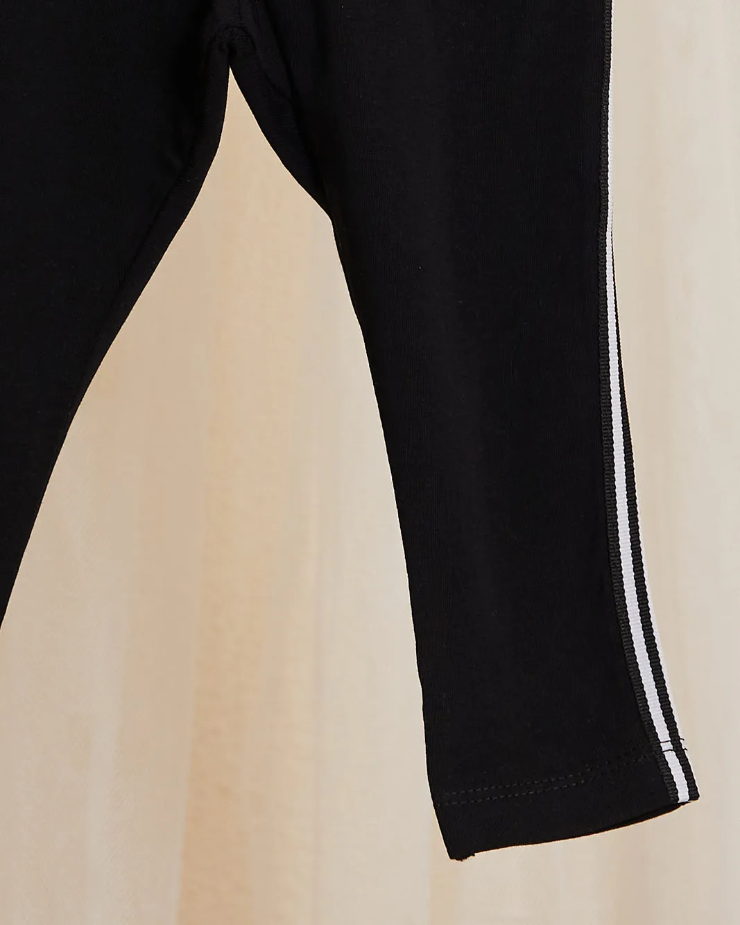 Infant Girls Black Leggings With Side Tape sold by Redtag product image thumbnail 3