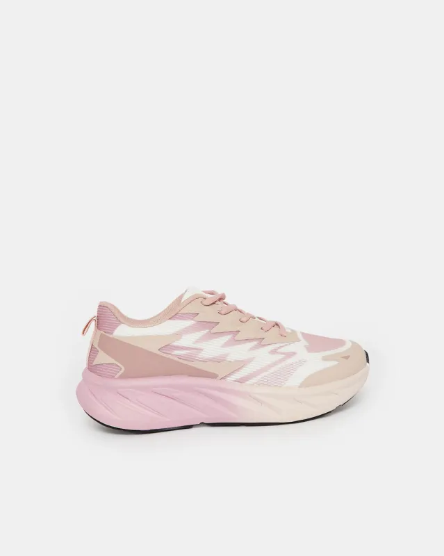 Women Pink Lace-Up Trainer sold by Redtag