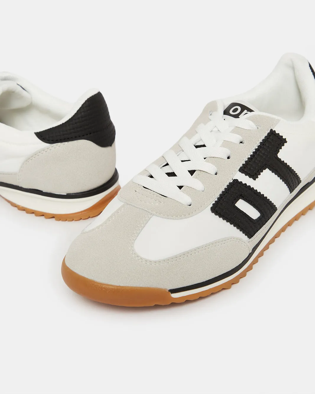 Women White Lace Up Sneakers sold by Redtag product image thumbnail 3