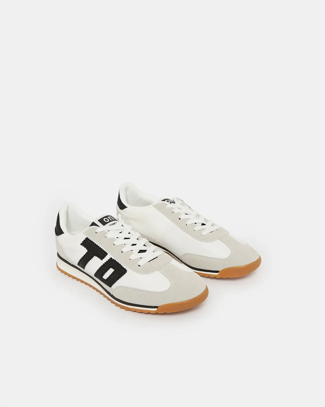 Women White Lace Up Sneakers sold by Redtag product image thumbnail 2